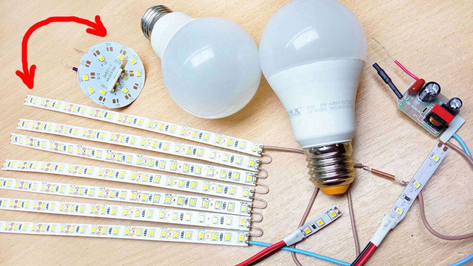 Как соединить светодиоды