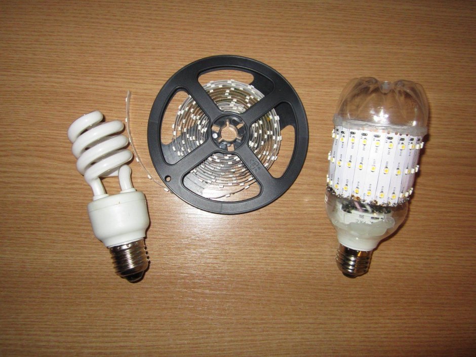 Самодельный светодиодный светильник