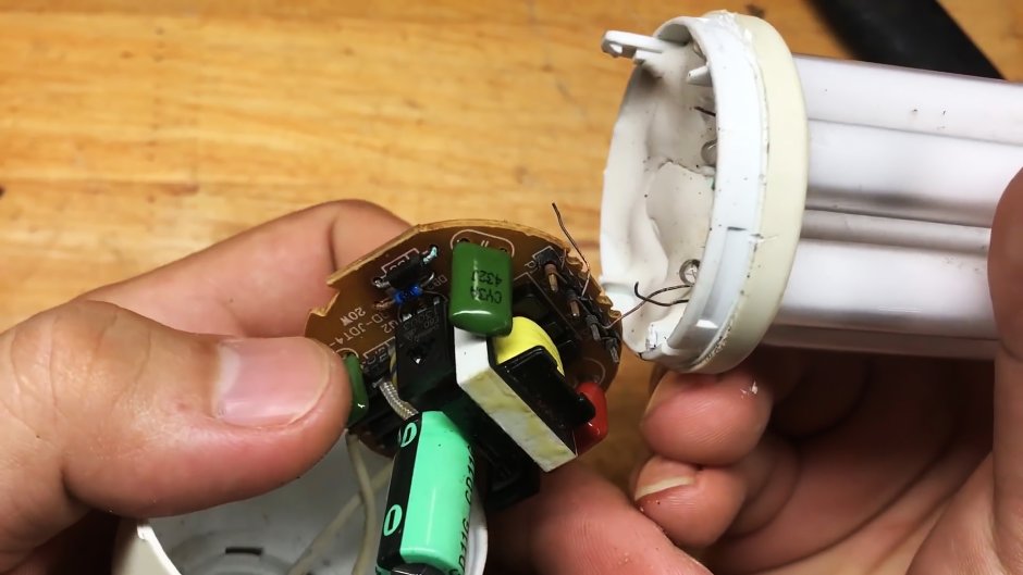 Переделка светодиодной лампы на 12 вольт