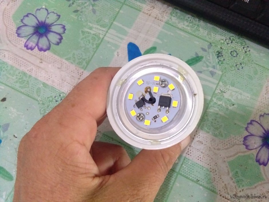 Переделка светодиодной лампы
