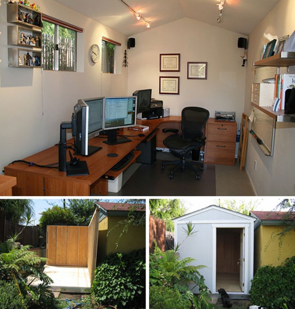 Гараж переделанный под офис