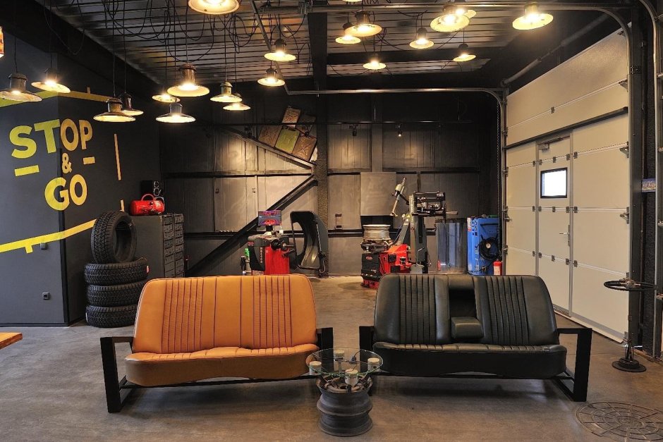 Автосервис в стиле лофт