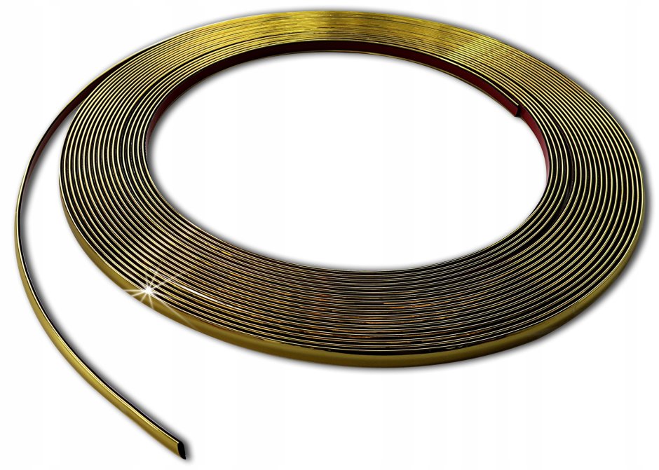 Молдинг 6мм 15м золото