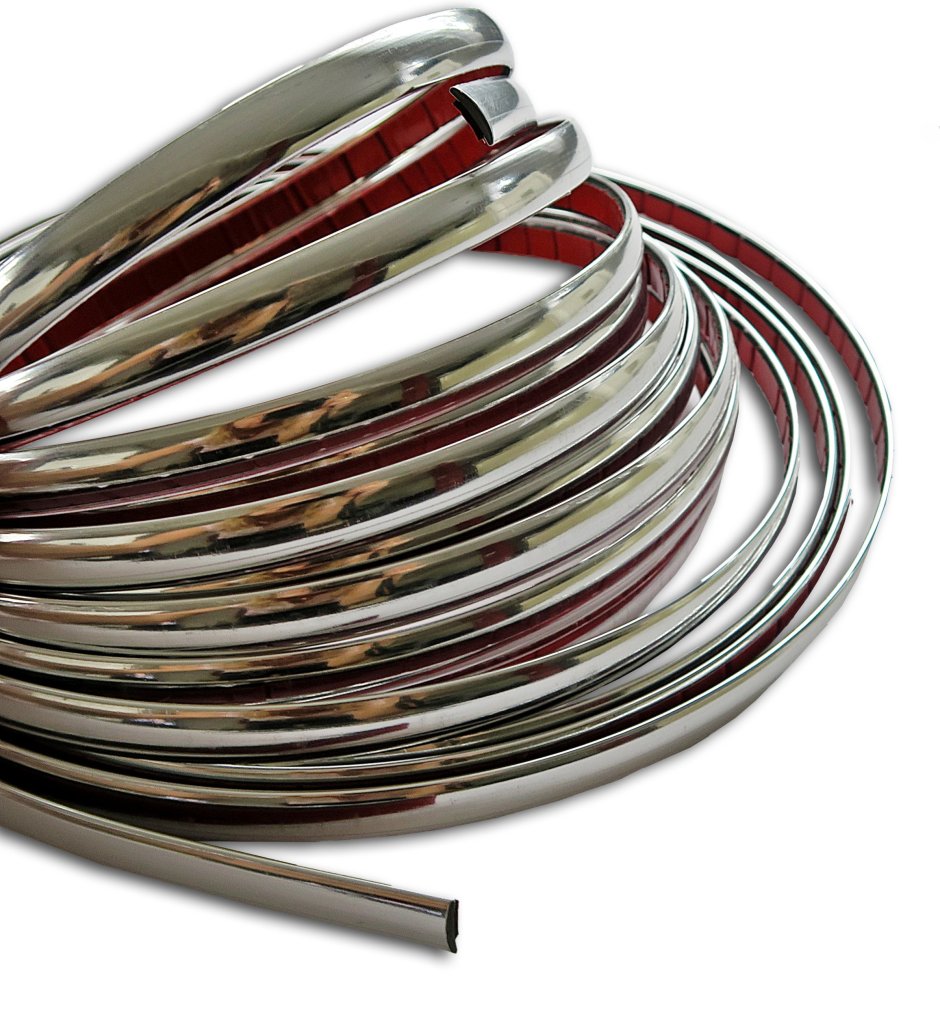 Молдинг самоклеющийся 5мм черный 1м - арт. Jl-105 Black