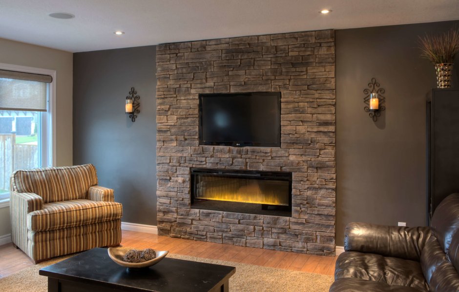 Декоративный камень в интерьере