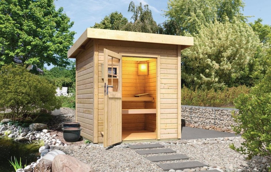 Сауна в саду