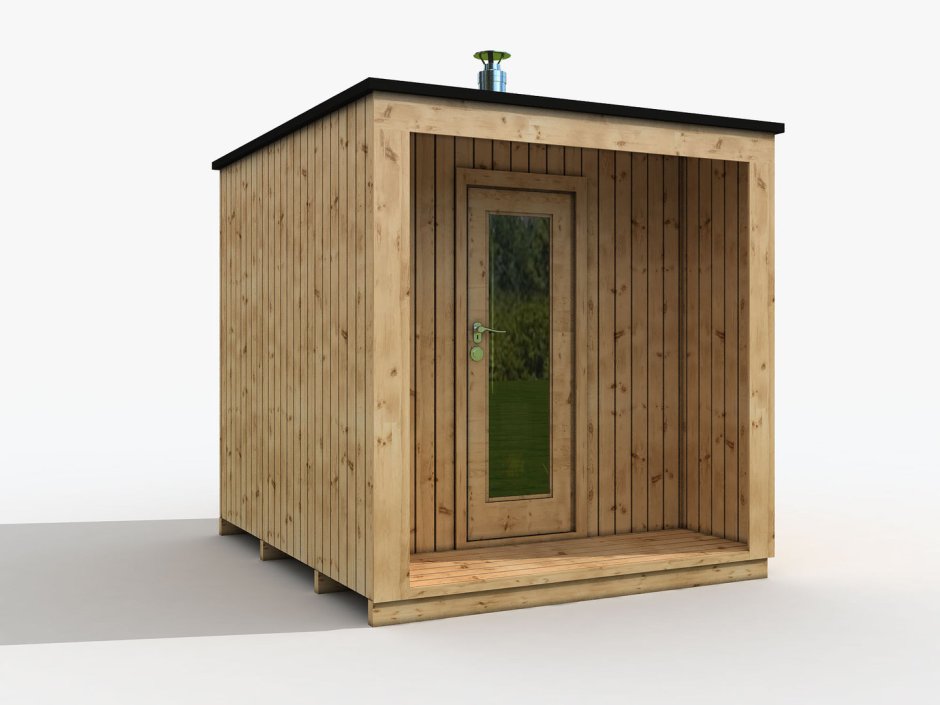 Tiny House с односкатной крышей