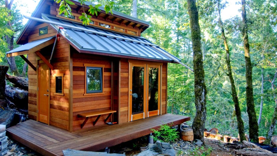 Мини баня для дачи