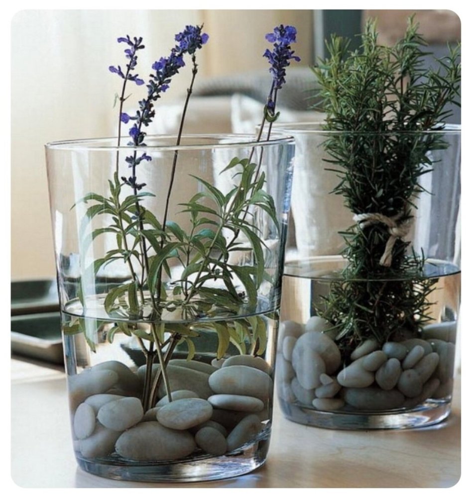 Круглая ваза декор в интерьере