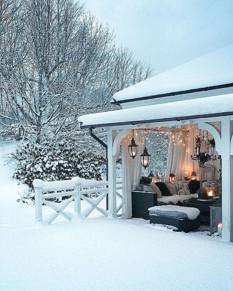 Зимняя терраса к дому