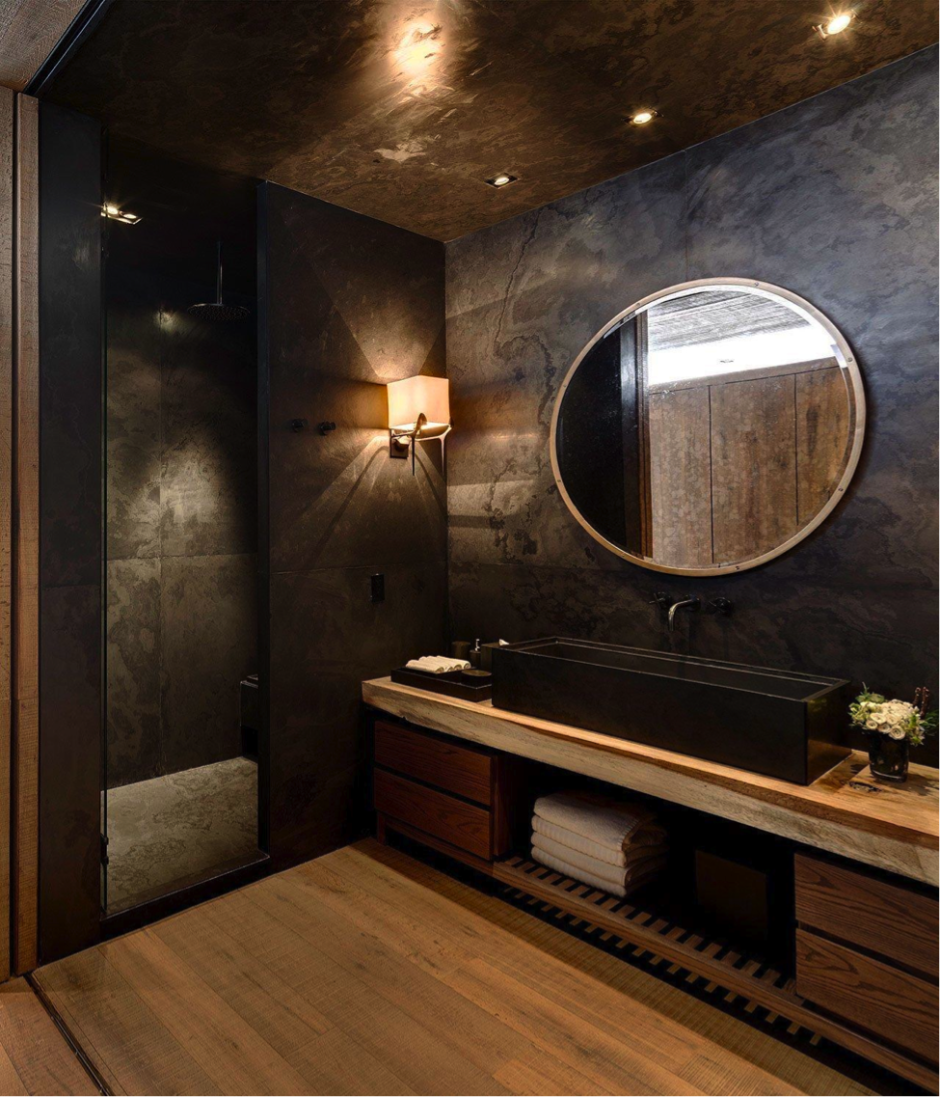 Венецианская штукатурка в стиле лофт