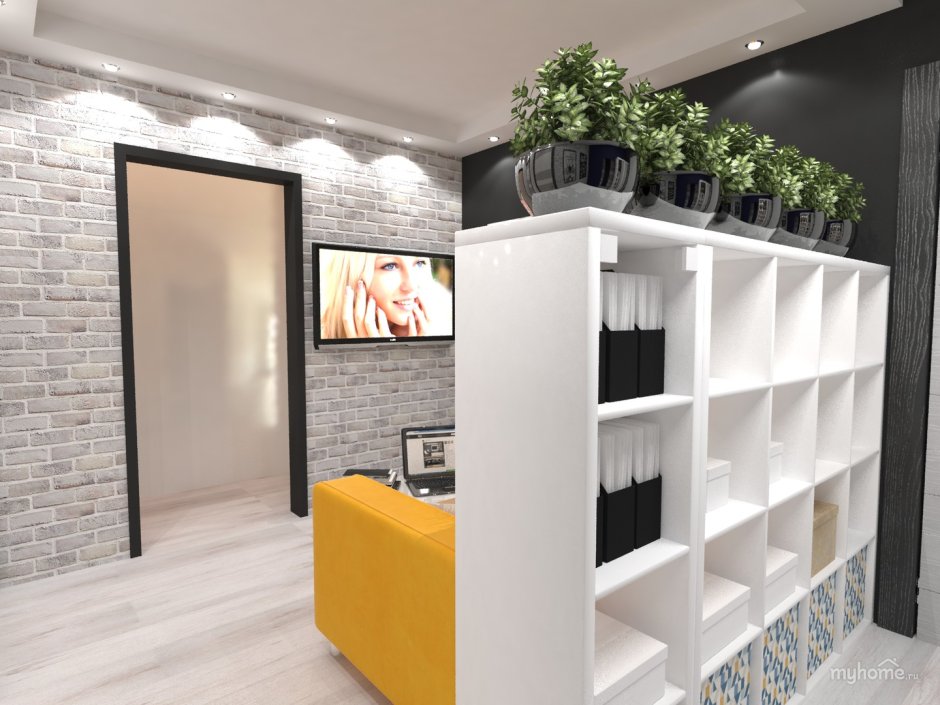 Зонирование прихожей и коридора