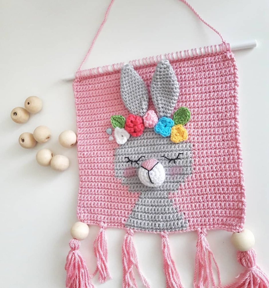 Панно для детской комнаты крючком