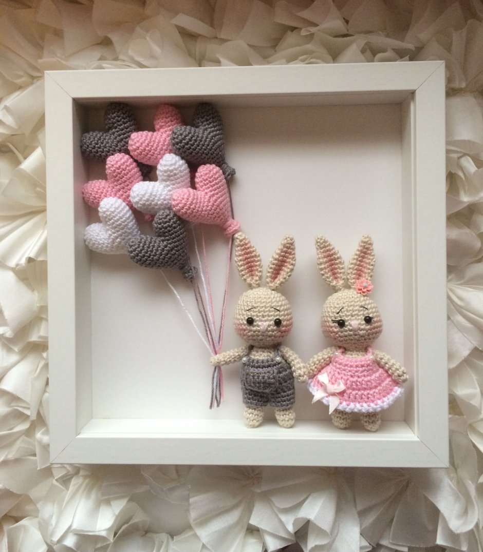 Вязаное панно