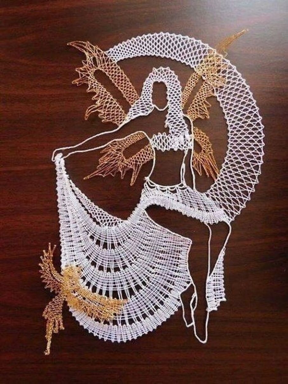 Панно крючком