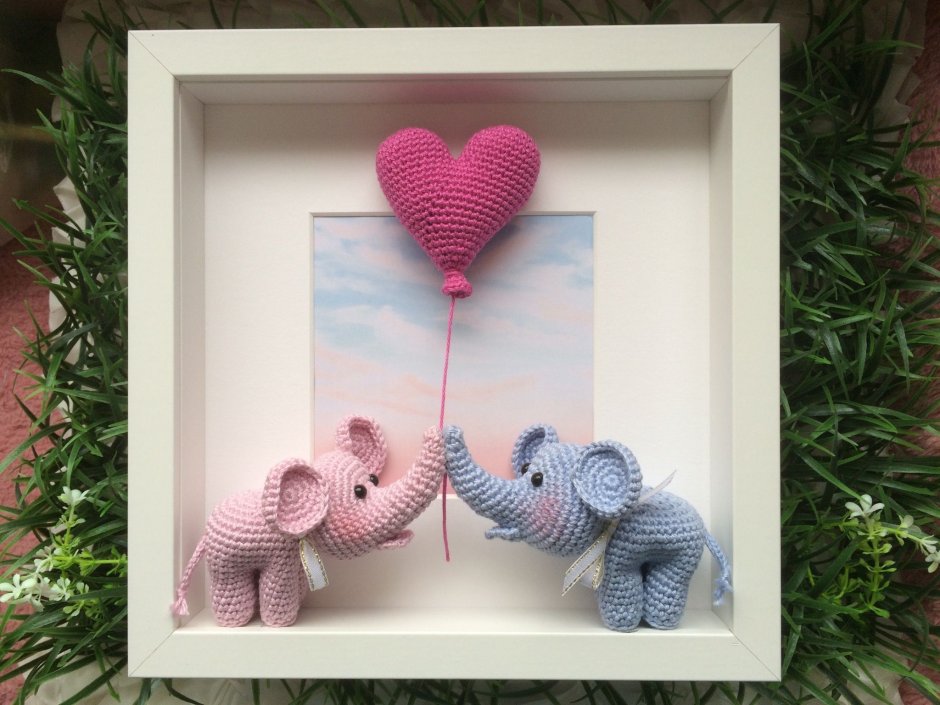 Вязаное панно в детскую