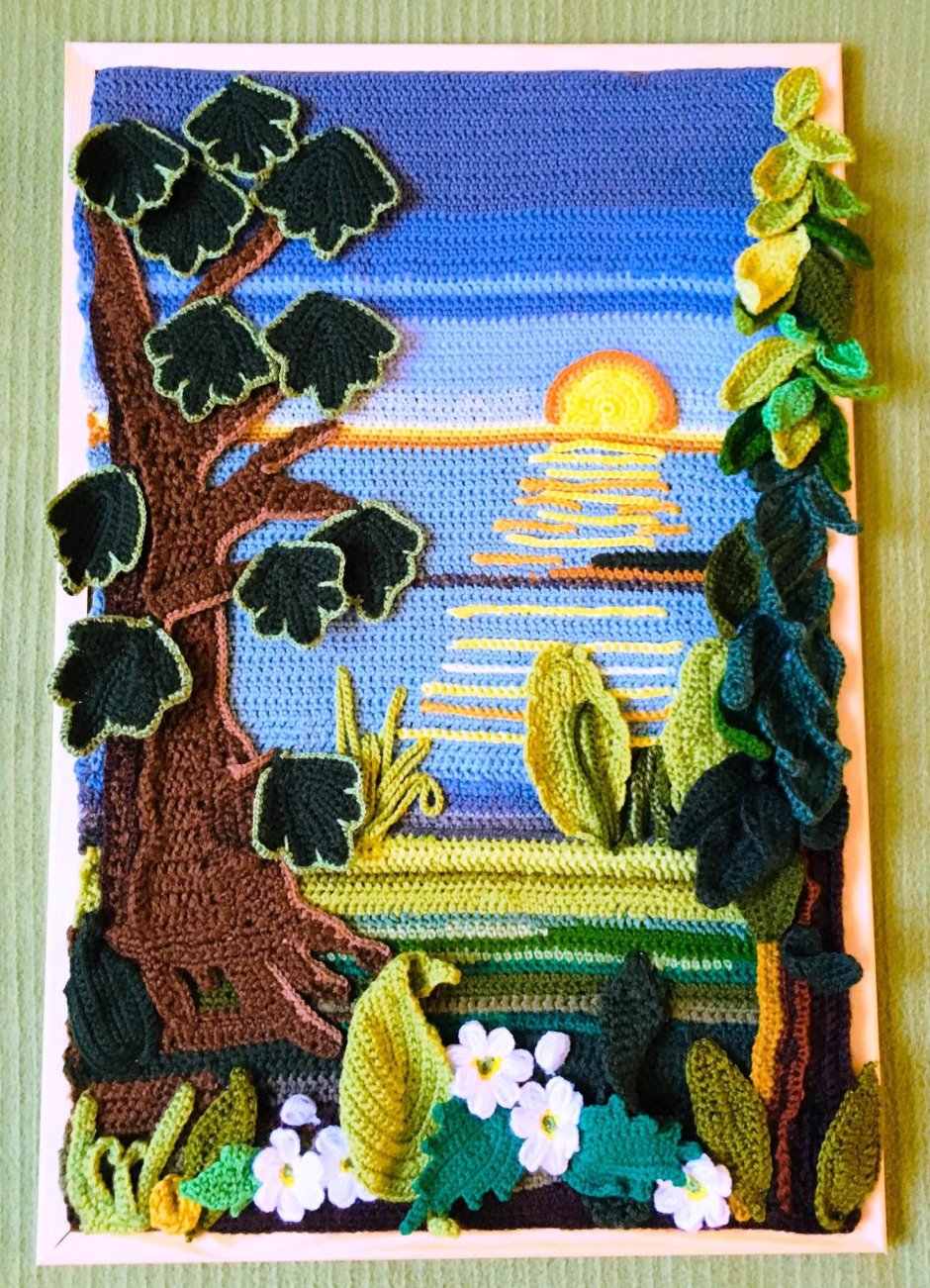 Вязаные картины