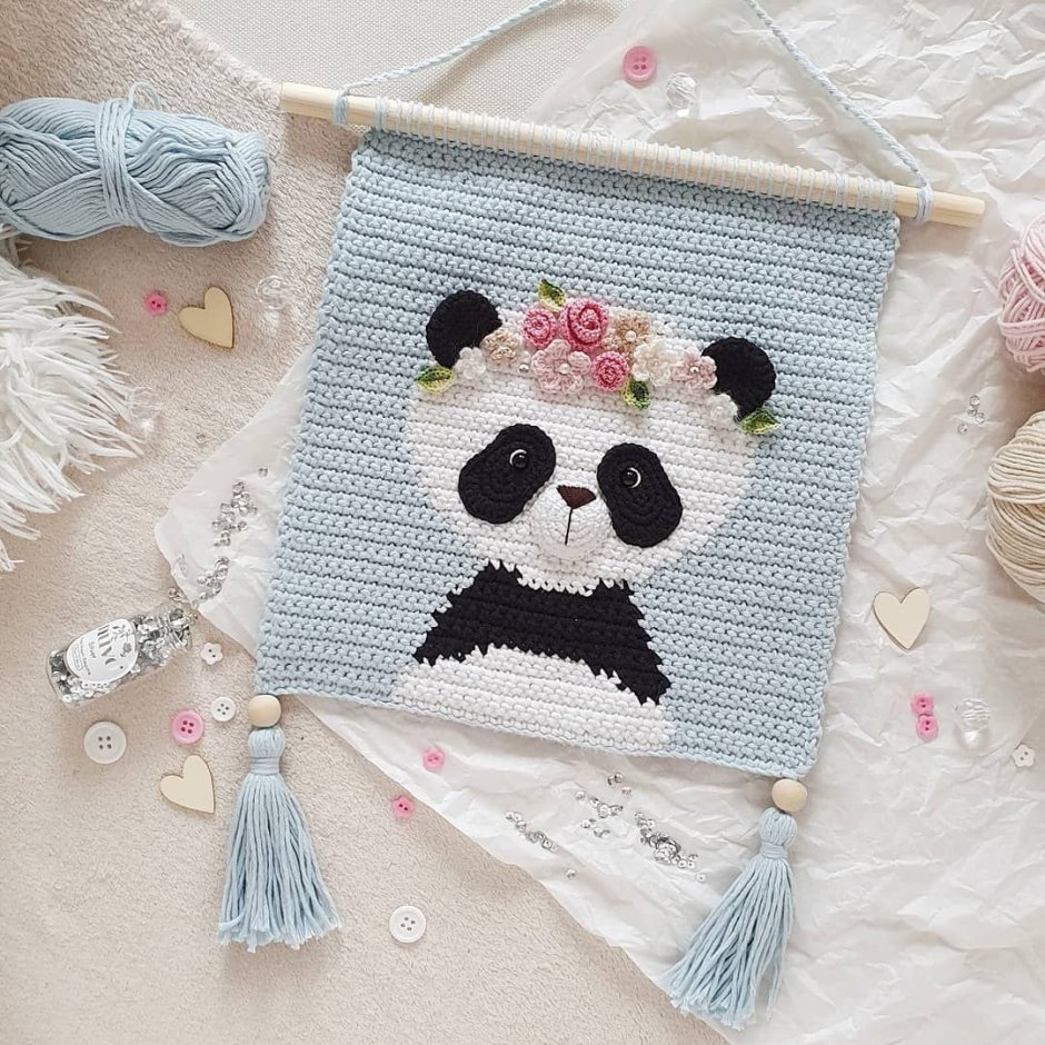 Вязаный декор для детской