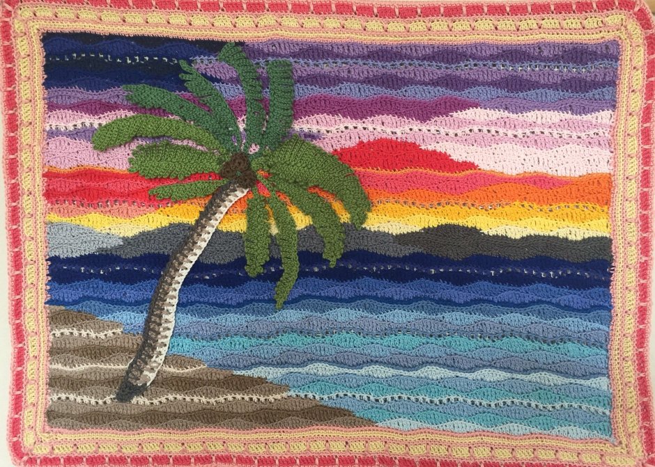 Вязаные картины крючком