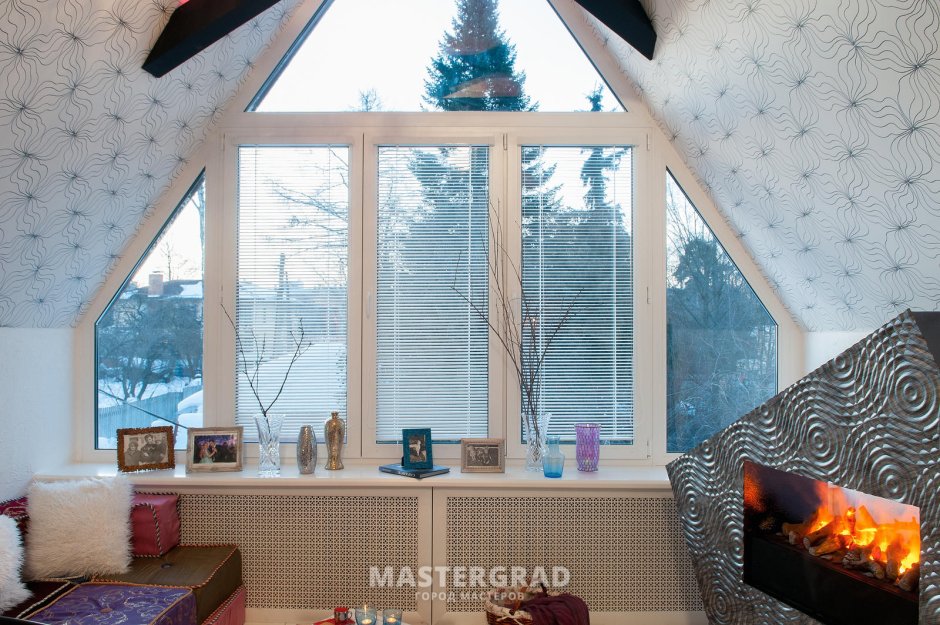Окна на мансарде