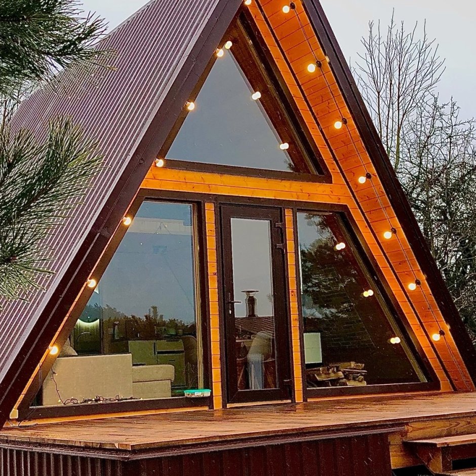 Шторы на треугольные мансардные окна