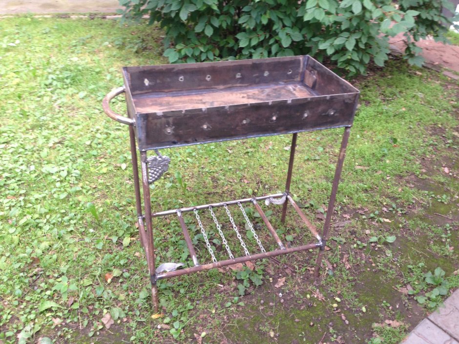 Украшение мангала своими руками