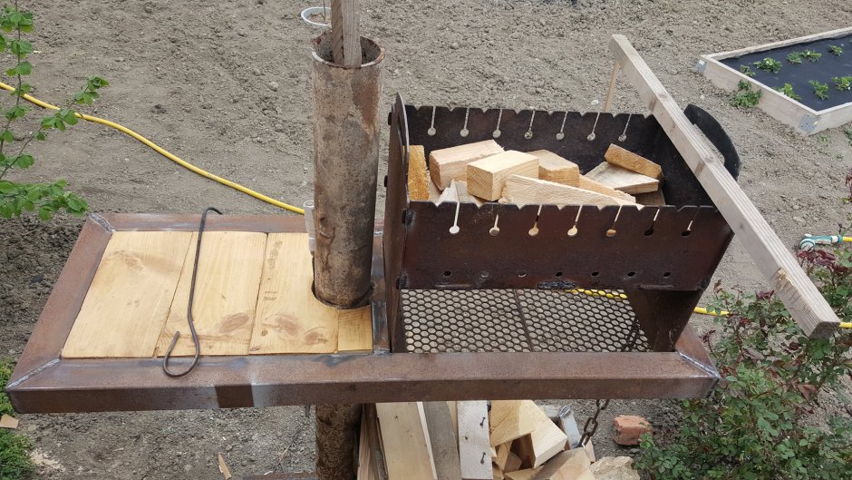 Подставка под мангал из Кир своими руками