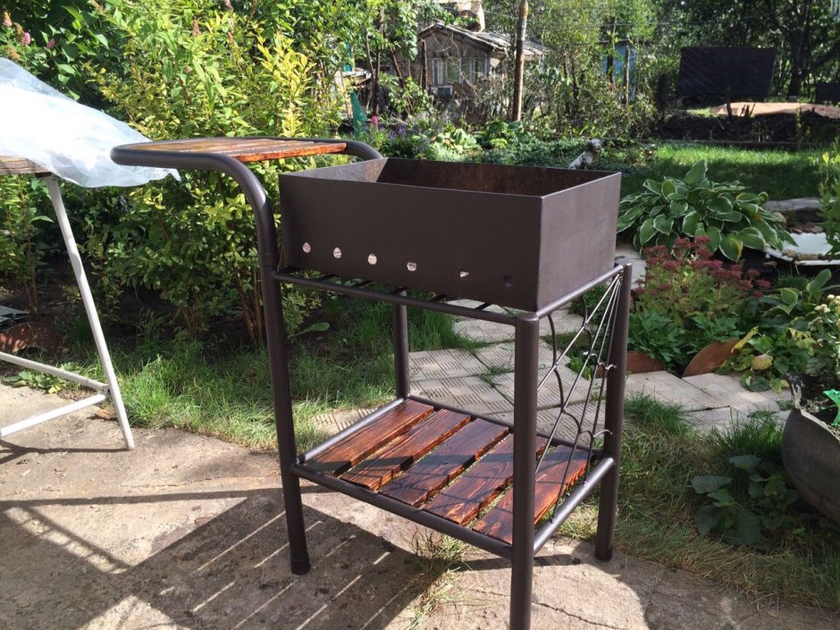 Мангал Витязь 2 с печкой под казан