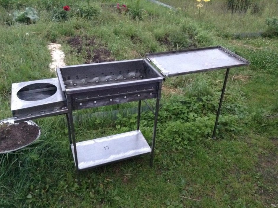 Самодельный мангал из металла