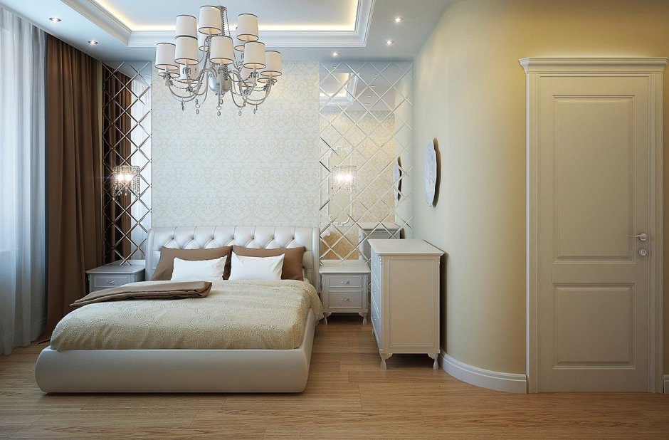 Мягкая стеновая панель для спальни