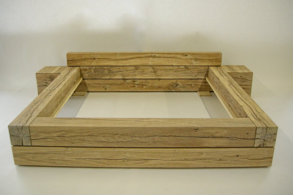 Кровать из бруса своими руками