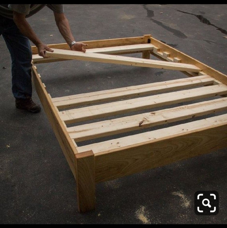 Каркас кровати из дерева