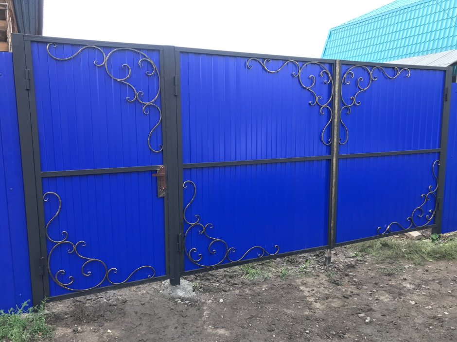 Ворота с калиткой ДГ 60-45