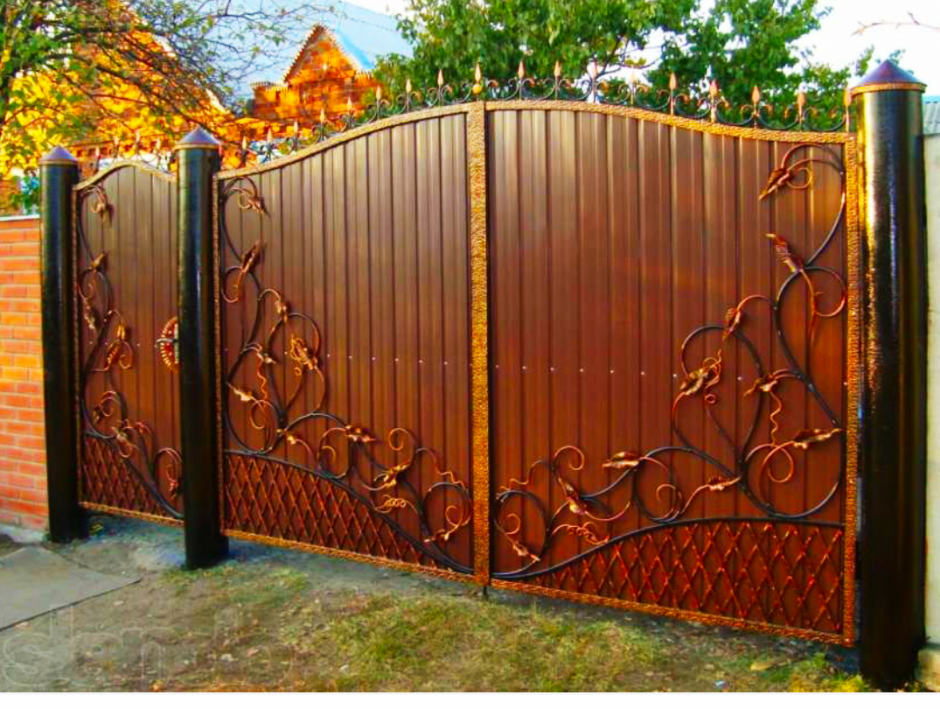 Ворота с калиткой