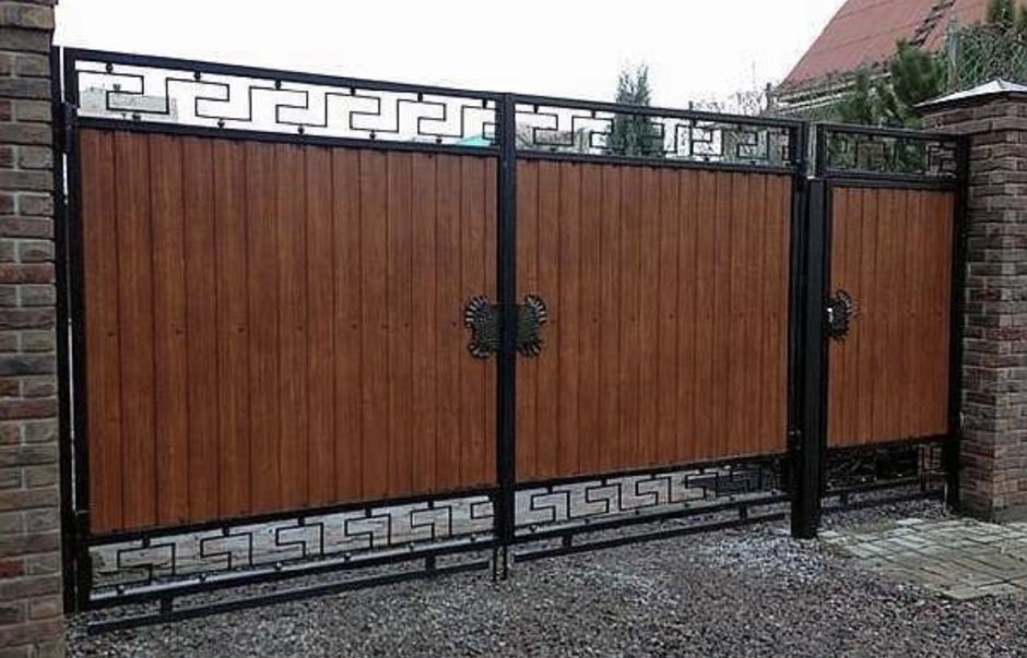 Ворота с калиткой