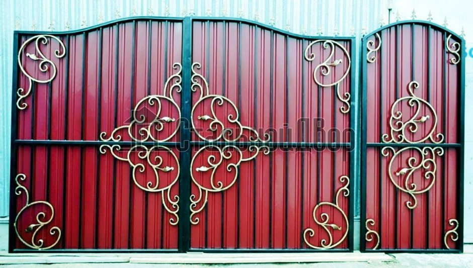 Кованые узоры для ворот