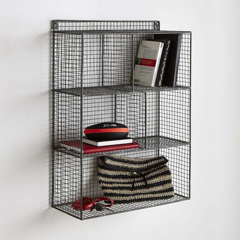 Полки металлические настенные