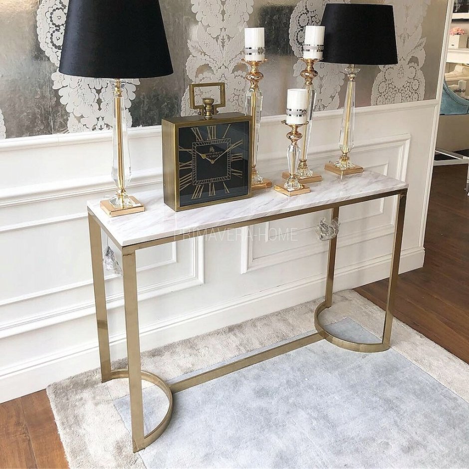 Консольный столик Модерн черный Crown Mark