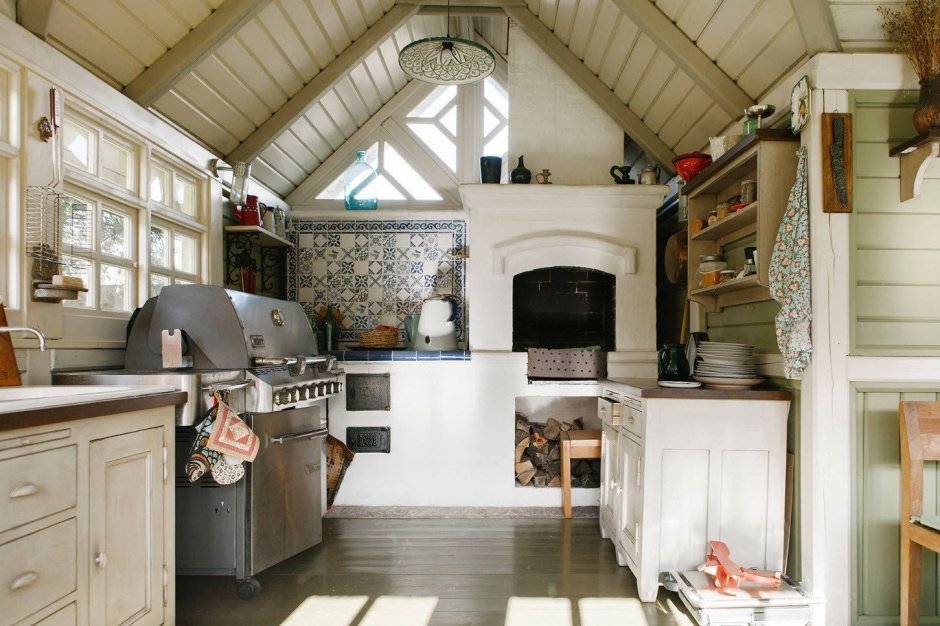 Летняя кухня домик