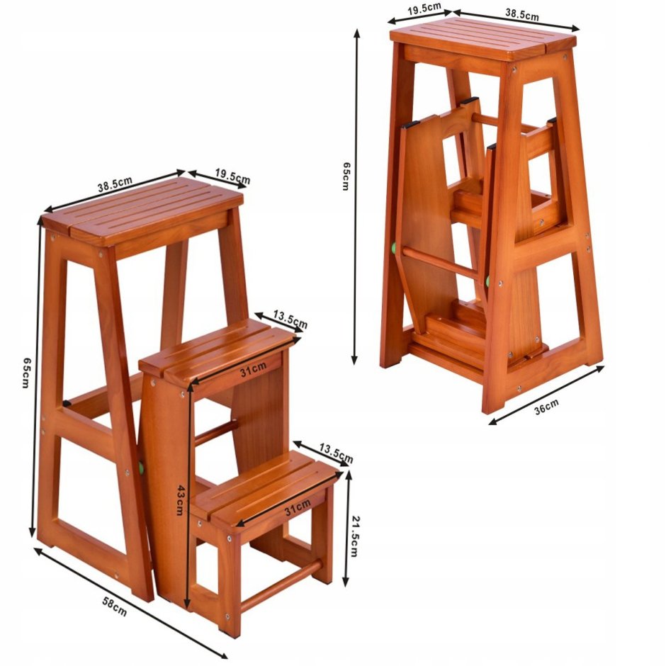 Стул-стремянка трансформер из металла