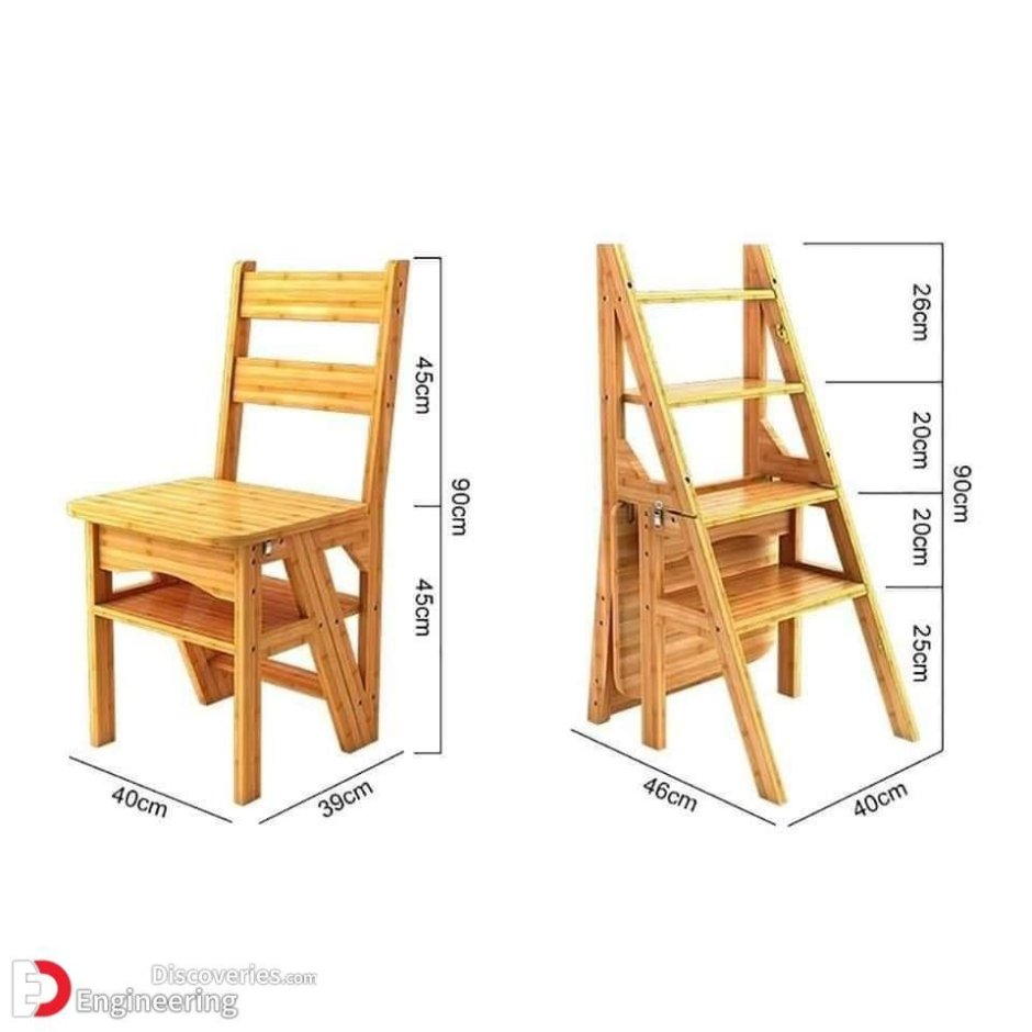 Стул-лестница трансформер чертежи