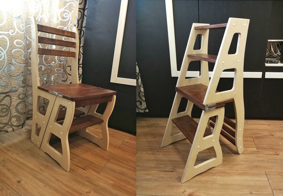 Стул-стремянка металлический