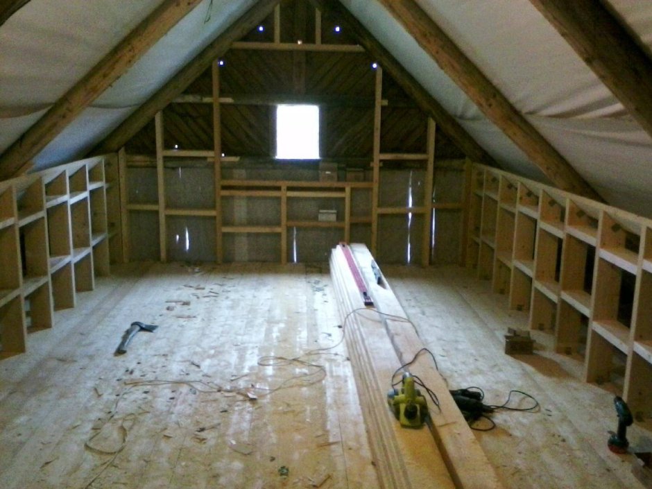 Каркас чердака