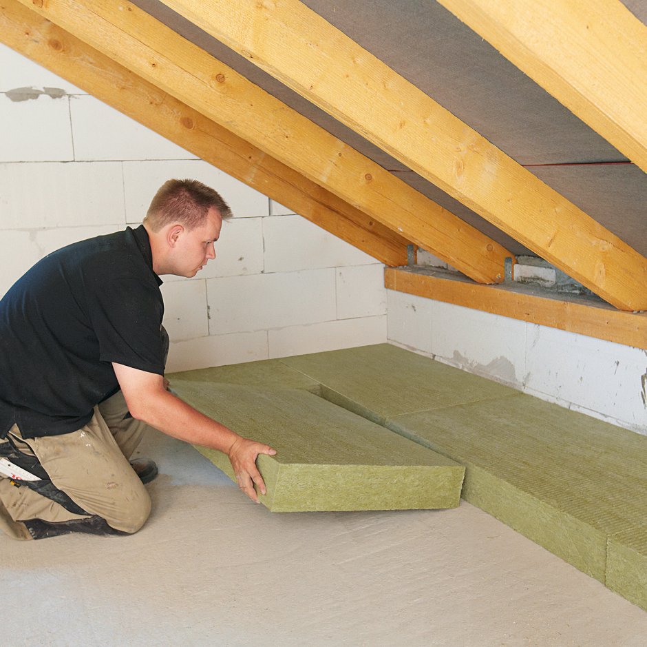 Холодный чердак Rockwool