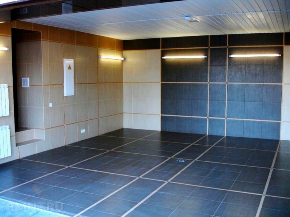 Отделанный гараж