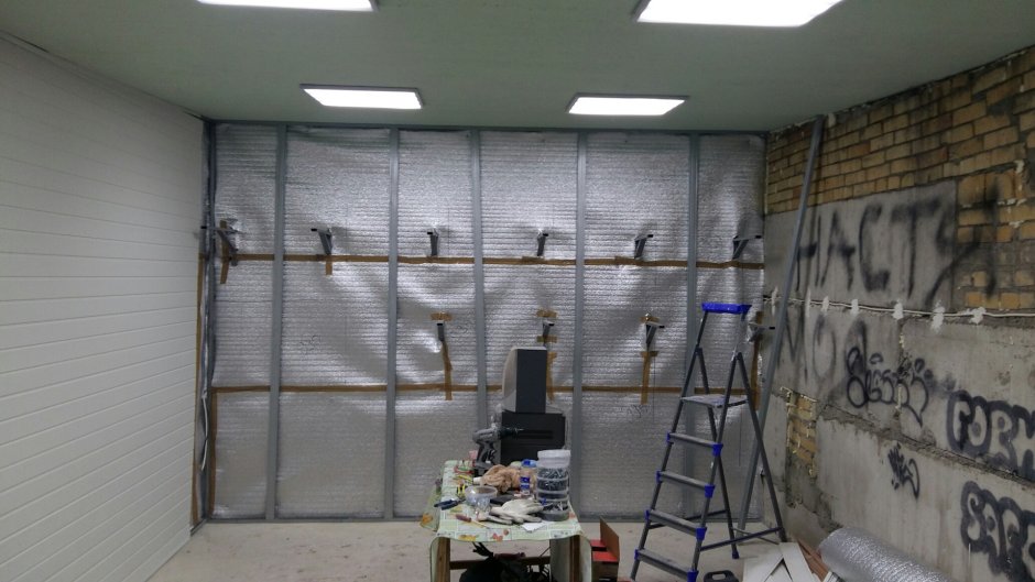 Отделка гаража
