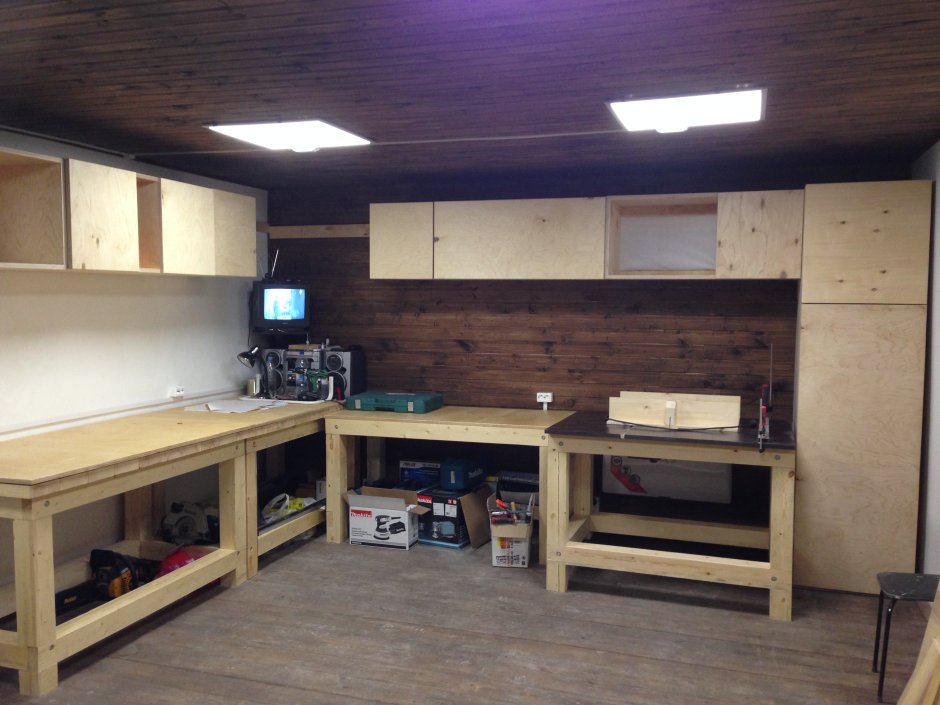 Гараж 6 на 4 обустройство