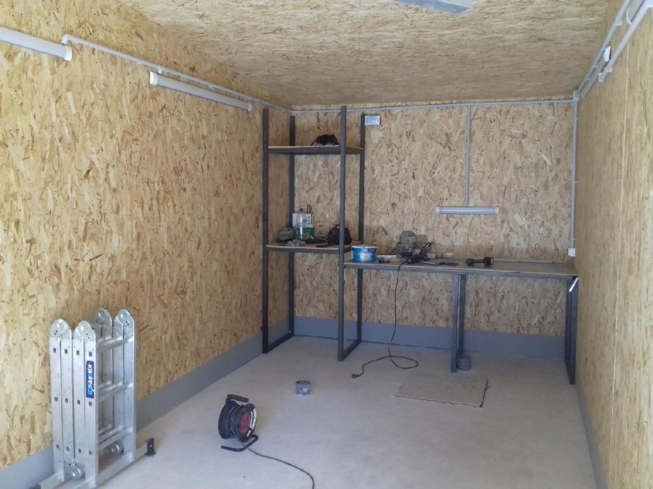 Отделка гаража своими руками