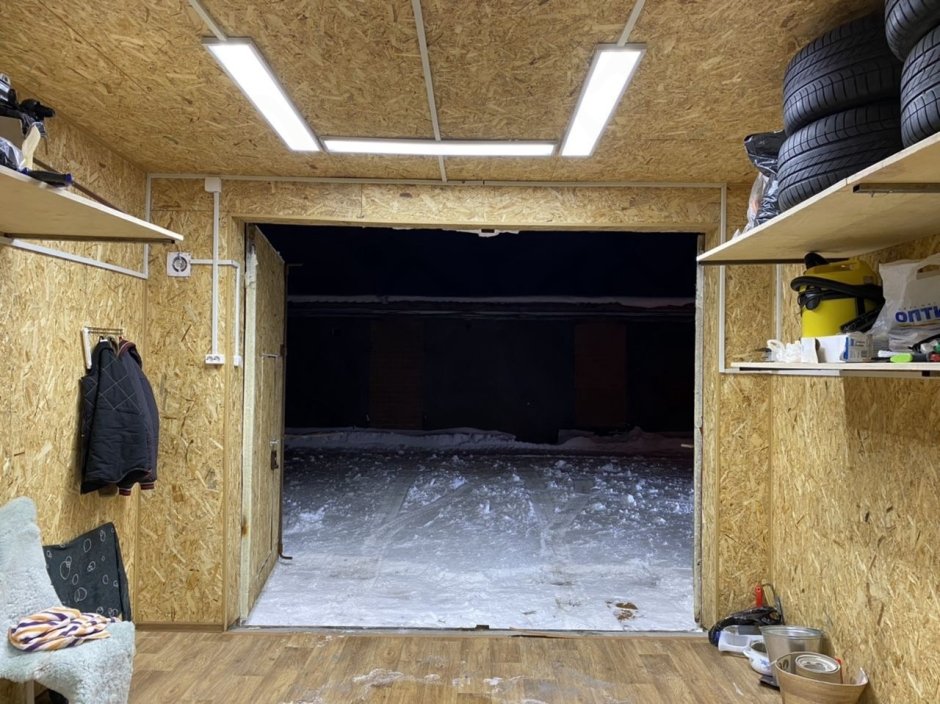 Отделка гаража