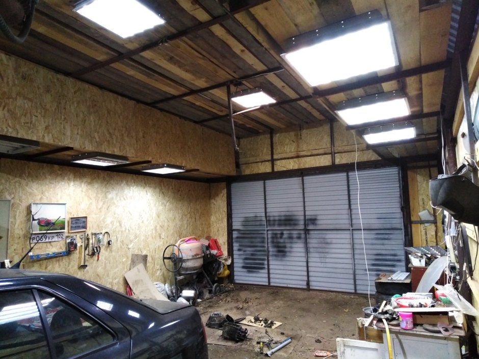 Отделка гаража